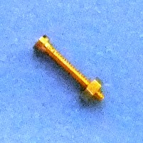 14BA cheesehead brass bolts & nuts x 10 (1/4-inch/6.52mm) 