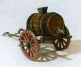 O-scale Duncan Models Horse-drawn Barrel Water-cart kit