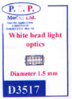 1.5mm Headlight optics x 10