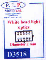 2mm Headlight optics x 10