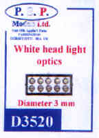 3mm Headlight optics x 10