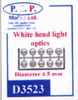 4.5mm Headlight optics x 10