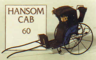 Hansom Cab                                   (For HO scale) 