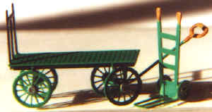 Baggage carts x 2                           (For HO scale)