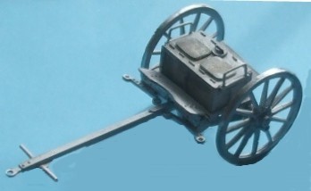 Horse-drawn limber for 13/18-pounder guns
