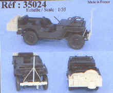 Accessory pack for Willys Jeep