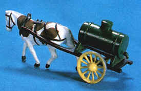 Horse and tank cart 