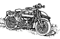 Douglas Model 'R' with sidecar 