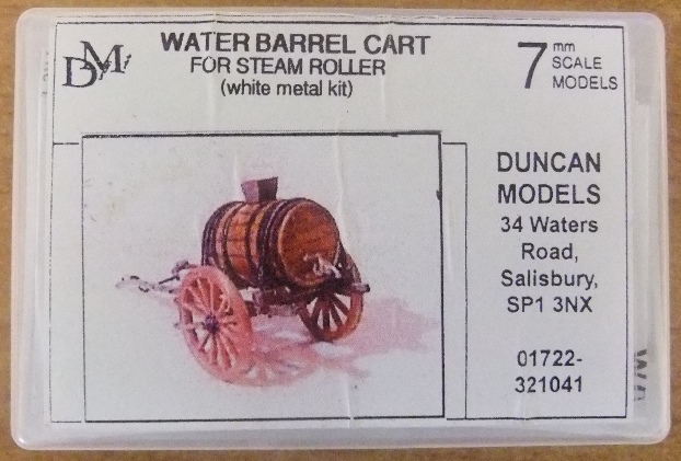 Duncan Models Barrel Water Cart  kit