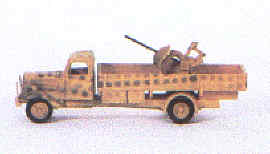 1:87 Skoda 3-ton Truck + Flak 38 - Ready Built