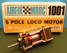 5-pole MOTOR, 12V DC (Airfix-MRRC 1001)