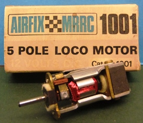 5-pole MOTOR, 12V DC (Airfix-MRRC 1001)