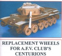 Road wheels for AFV club Centurions