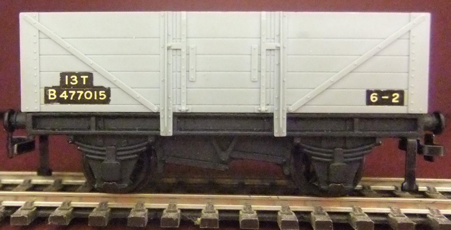 HD BR (B) 5-plank open wagon - (4670) - Grey