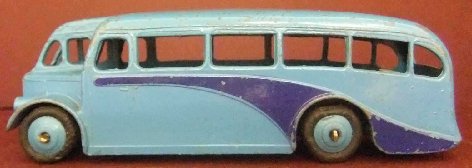 Dinky Toys 29E Half-cab single-deck bus - 2-tone blue