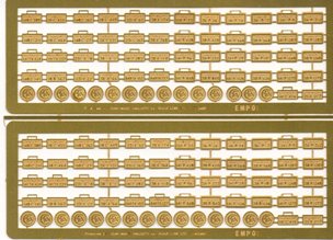 Steam Loco number-plates-set 1 (HO)