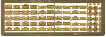 Steam Loco number-plates-set 2 (HO)