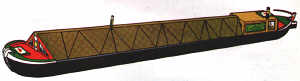 Craftline Models 70ft Horse Drawn Coal Narrow Boat Model Kit AHD70 