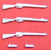 Rifles & mounting clips 1/35