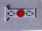 'N' Single-track level crossing gates
