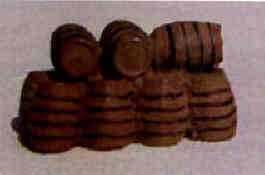 'N' Stack of small barrels