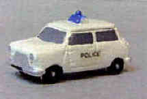 'N' Austin Mini Police Car 1960