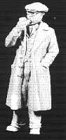 Man wearing an overcoat