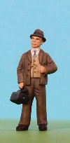 Omen - Country doctor with bag & trilby hat