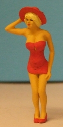 Omen - Girl wearing a large hat & short dress