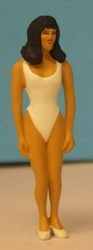 Omen - Japanese girl wearing a one-piece swim-suit