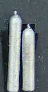 Industrial Gas bottles x 2