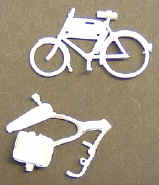 Tradesman's bicycle with empty carrier
