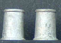 Pair of short tapered chimney pots
