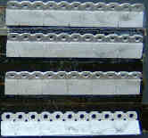 Low-relief ridge tiles for 60 degree roof