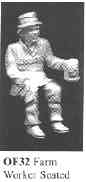 S&D figure OF32 - Seated labourer