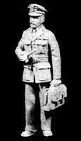 RAF officer with bag