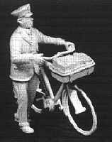 Postman with bicycle