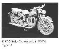 1930's Solo Motorcycle