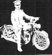 Police Motorcyclist 1930's 