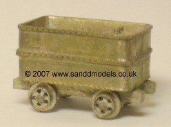 Narrow-gauge spoil-tub