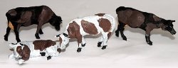 1:43 Langley Models pack of 2 assorted cows.