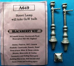BLACKBERRY WAY A649 Street-lamp x 1