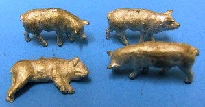 PLM-CAST-A-WAYS Pigs x 4