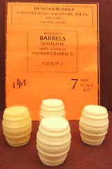 1:43 Duncan Models 4 Barrels x 1