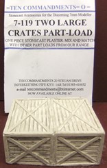 1:43 Ten Commandments 7-119 2 Large Crates Part-Load x 1