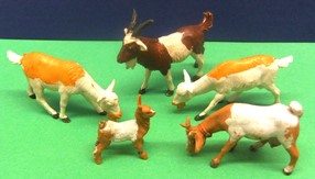 5 Goats (Brown)