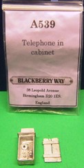 Blackberry Way A539 - Telephone Cabinet & 'Phone