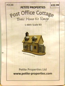 1:43 Petite Properties Laser Kit = Post-Office Cottage