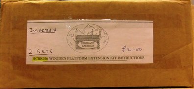 1:43 Invertrain Resin Kit = 2 Wooden Platford Extensions