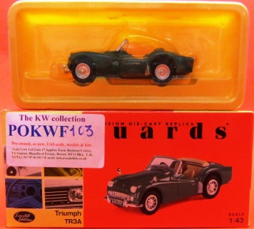 1:43 Lledo Vanguards Triumph TR3A (Apple Green) VA04701